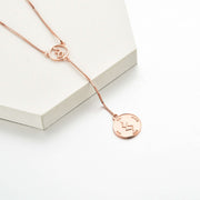 Obirin Iyanu Rose Gold Coin Necklace