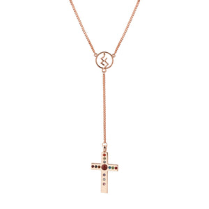 Iwa tutu Apata Ayeraye Rose Gold Necklace