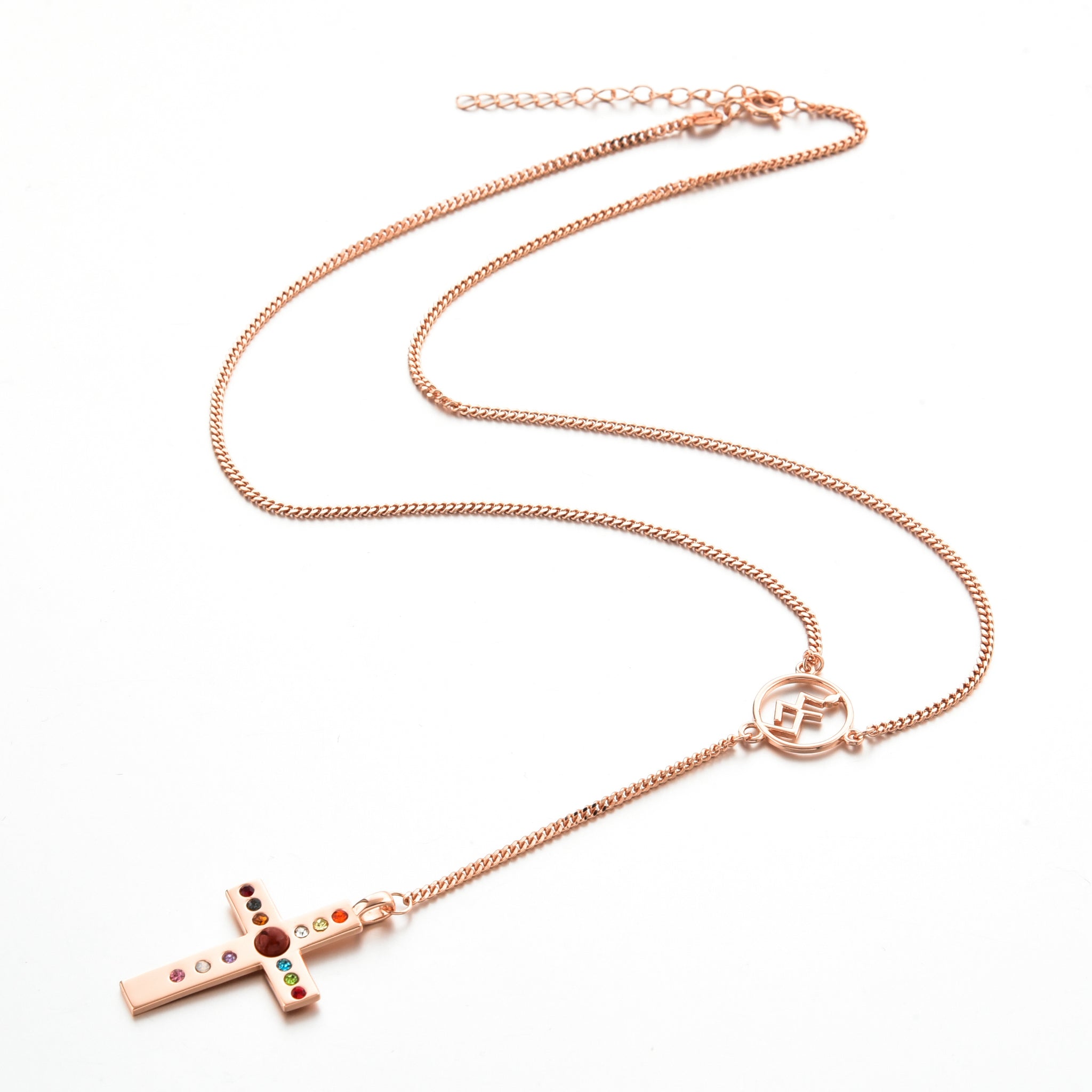 Iwa tutu Apata Ayeraye Rose Gold Necklace